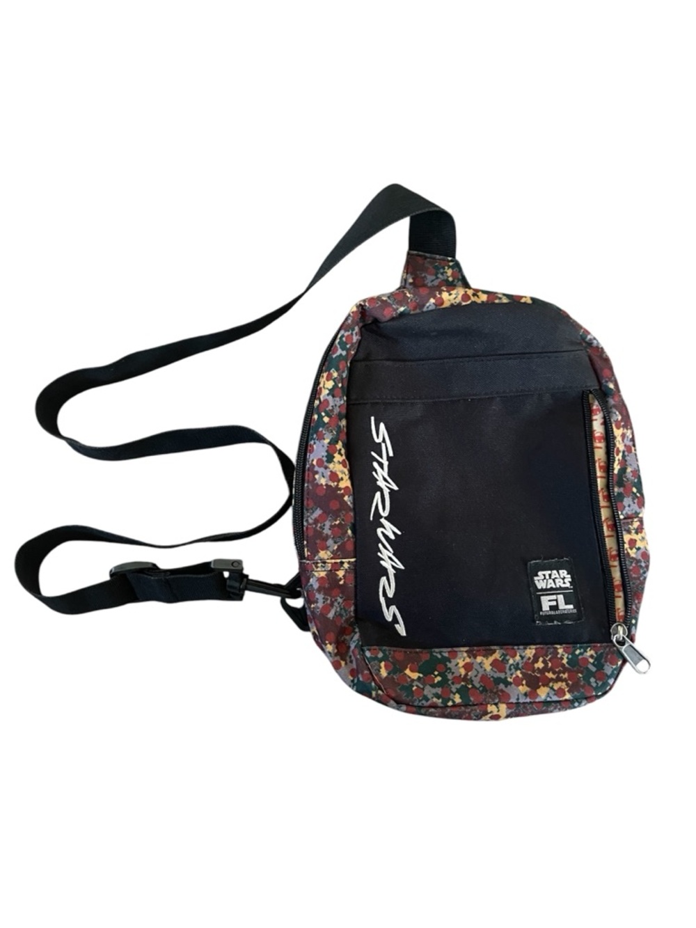 Funko Star Wars Sling Bag Crossbody Backpack 3 Pockets Boba Fett Print Exclusive